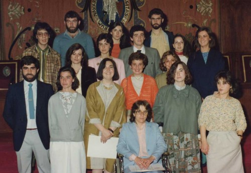 Ceremonia de graduación, 25-V-1984 Ceremonia de graduación, 25-V-1984