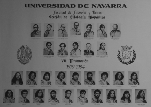 Orla de la VII promoción de Filología Hispánica Orla de la VII promoción de Filología Hispánica